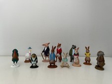 CBeebies Peter Rabbit Mini Figures Set x 11 Badger Mopsy Cottontail Jemima Duck