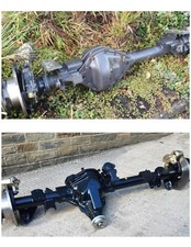LAND ROVER MILITARY RECONDITIONED SALISBURY FRONT AND REAR AXLE PAIR – OUTRIGHT
