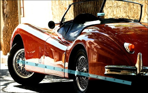 Jaguar car 1956 - car, vintage