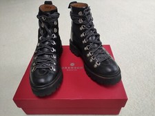 Grenson Ladies Original Nanette Boots, Black Leather/Suede, Boxed, Bags, UK 6 