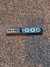 Vintage Mini 1000 Boot Badge