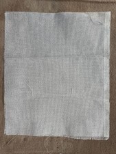 Cross Stitch Fabric Zweigart SILVER Lurex Evenweave 28ct  31 x 28cm,  #OC1