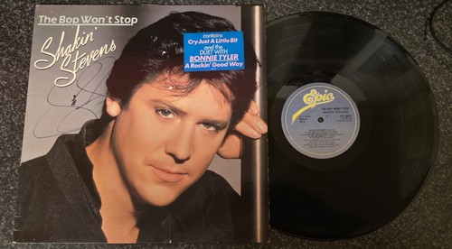 Shakin stevens autographed - shakin,