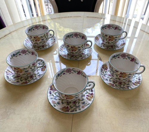 Minton haddon hall cups and - haddon,