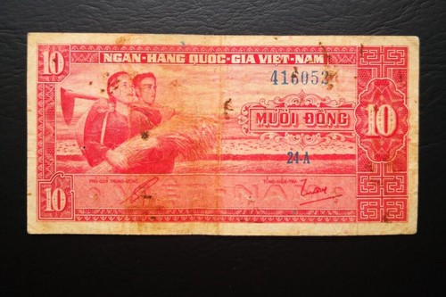 Vietnam dong 1960s - 10,