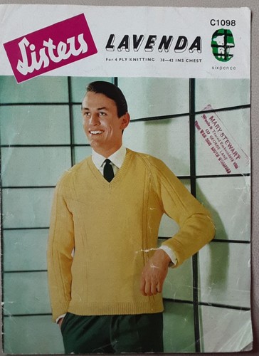 Orig vintage listers lavenda - orig,