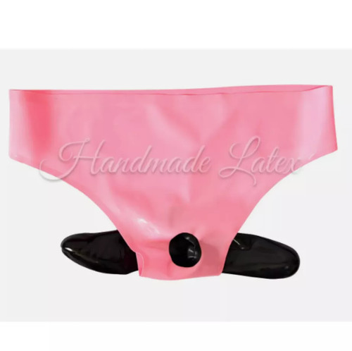 Mens latex shorts rubber with - latex,