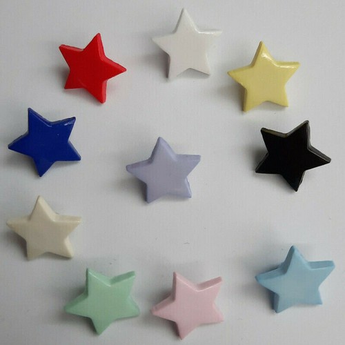 Star buttons 14mm shank