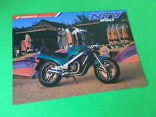 VINTAGE HONDA NTV 650 MOTORCYCLE SALES BROCHURE 1993 PORTUGUESE EDITION