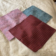 Men's Silk Handkerchief Pocket Square Suit Handkerchief bundle 24x24cm