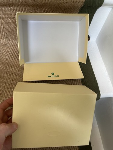 Rolex cardboard outer box used - cardboard,