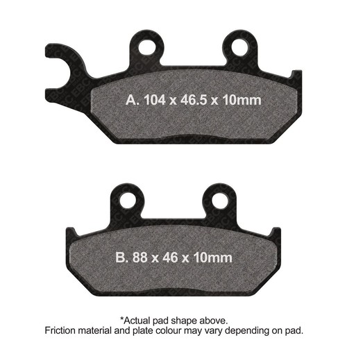Ebc motorcycle brake pads - brake,