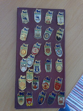 Premier League Football Badges 27/20 on Card 1990's