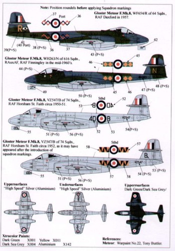 Xtradecal 48043 gloster - 1:48,