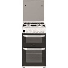 Hotpoint HD5G00CCW Refurbished  50cm Double Cavity Gas Cook 78943446/1/HD5G00CCW