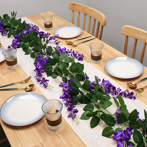 Silk flower wisteria vine - flower,