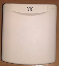 WHITE 230V 12v AERIAL EXTERNAL