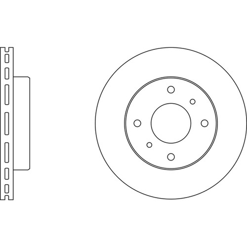 Brake discs vented for - vented,
