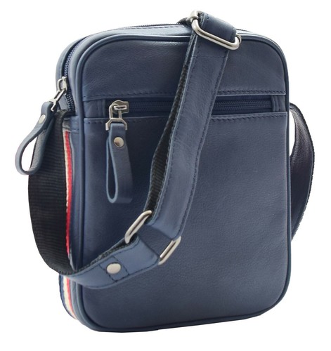 Mens navy leather cross - mens, body