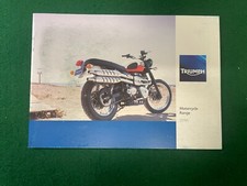 TRIUMPH SALES BROCHURE 2006 ROCKET III AMERICA SPEEDMASTER BONNEVILLE THRUXTON S
