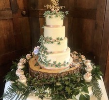 18" (46cm) Rustic Log slice x