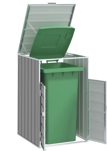 Outdoor garbage bin shed - bin,