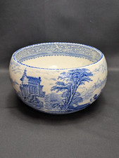 Antique Cauldon Blue And White