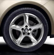New GENUINE SEAT Altea 2009-2015 18″ Polished Alloy Wheel 5p0071493 