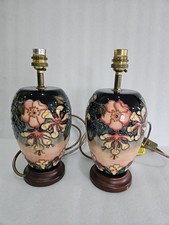 Pair of Moorcroft Oberon table