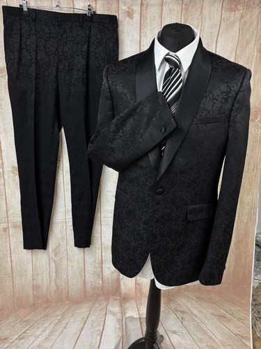 Mens black tuxedo cocktail - black,