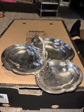 Serving Bowl Walker&Hall Sheffield 51459A1 Silver Plated  Vintage