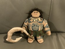 Disney Moana Maui Plush Soft Toy with Fish Hook Toy Posh Paws 7”