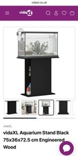 vidaXL Aquarium Stand Black