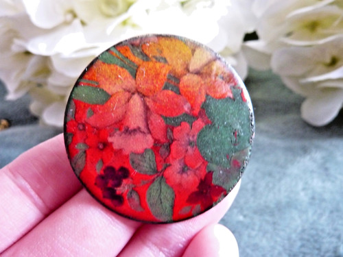 Unusual vintage enamel metal - vintage,