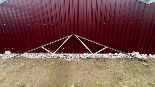 Steel frame roof - steel,