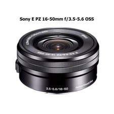 Sony E PZ 16-50mm f/3.5-5.6 OSS Lens for Sony E-Mount Cameras Black