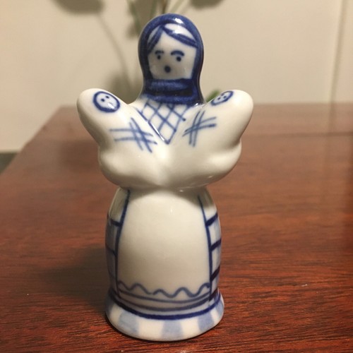 Gzhel handpainted figurine - handpainted,