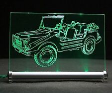 DKW Munga as car engraving on