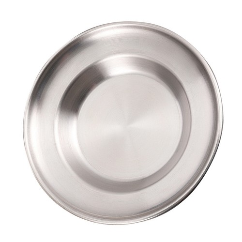 Stainless steel plate round - stainless,
