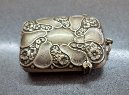 Antique victorian vesta case - victorian,