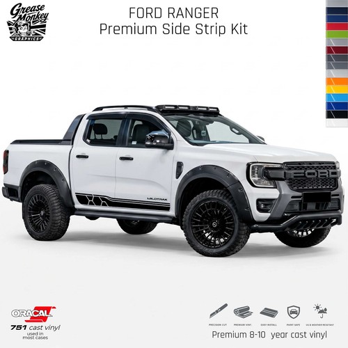 Ford ranger side stripes - side,