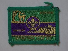 Windsor Berkshire International Camp 1972 Scout Badge
