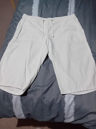 Ladies white linen length - linen,