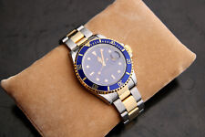 1992 Rolex Submariner 16613 Bi-Metal Box & Papers 2 Owners Gold/Stainless/Purple