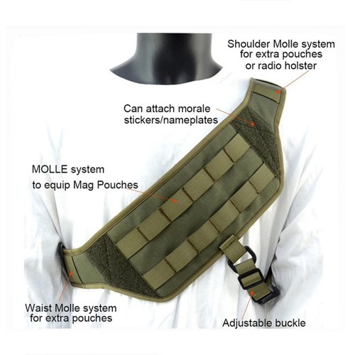 Molle tactical shoulder chest - shoulder,