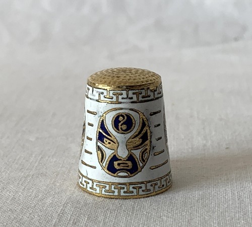 Metal brass and enamel - metal,
