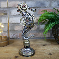 Steampunk Seahorse Ornament