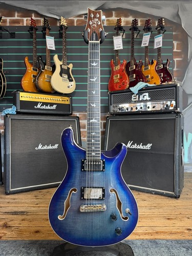 Prs hollowbody blue burst - blue,