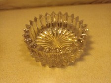 Vintage Moulded Glass Clear