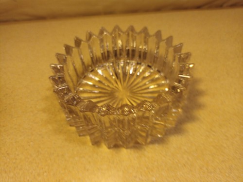 Vintage moulded glass - moulded, clear
